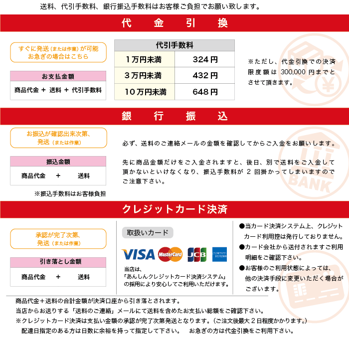 お支払方法・送料・商品ごとの1ケースに入る数量一覧 伝票のオンラインストア 株式会社 近本紙工所 CSオンライン